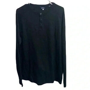 NWT Ben Sherman Black Henley